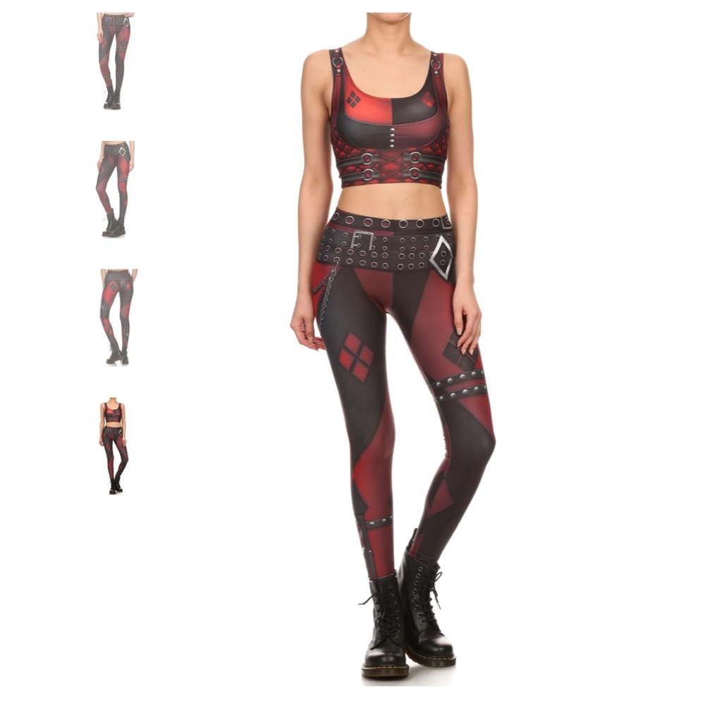 POPRAGEOUS INSANE HARLEQUIN LEGGINGS - LIMITED EDITION